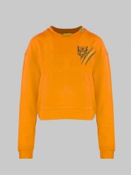 Plein Sport Bluza w kolorze pomarańczowym rozmiar: L. Pomarańczowe bluzy bez kaptura damskie Plein Sport, l, bez wzorów, z bawełny, bez ramiączek, bez kaptura. Za 162.49 zł.