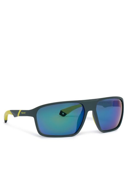 Polaroid Okulary przeciwsłoneczne PLD 7058/S 207856 Zielony. Zielone okulary przeciwsłoneczne męskie Polaroid. Za 229.99 zł.