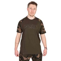 Koszulka Fox Outline. Brązowe t-shirty damskie FOX, m, bez wzorów, z bawełny, bez kołnierzyka. Za 177.00 zł.
