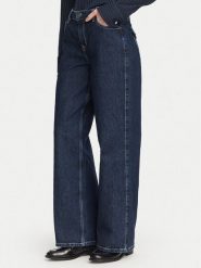 Guess Jeans Jeansy W6YA01 D1178 Granatowy Wide Leg. Niebieskie jeansy damskie Guess Jeans. Za 479.00 zł.