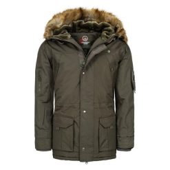 Kurtka turystyczna męska Canadian Peak. Zielone kurtki męskie Canadian Peak, m, bez wzorów, z poliesteru, bez kaptura. Za 490.00 zł.