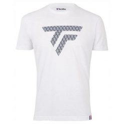 Koszulka tenisowa męska Tecnifibre T-Shirt Training Tee. Białe t-shirty męskie TECNIFIBRE, m, bez wzorów, bez kołnierzyka. W wyprzedaży za 89.00 zł.