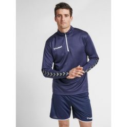 Bluza Hummel demi-zip hmlAUTHENTIC. Białe bluzy bez kaptura męskie HUMMEL, m, z materiału. W wyprzedaży za 181.80 zł.