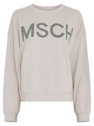 MOSS COPENHAGEN Bluza "Mela Briena" w kolorze beżowym rozmiar: L/XL. Brązowe bluzy bez kaptura damskie MOSS COPENHAGEN, l, z bawełny. Za 179.64 zł.