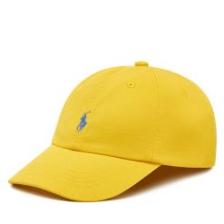 Czapka z daszkiem Polo Ralph Lauren. Niebieskie czapki z daszkiem damskie Polo Ralph Lauren, bez wzorów. Za 229.99 zł.