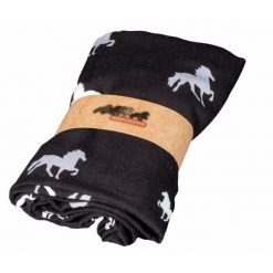 Koński szalik Karlslund. Brązowe szaliki męskie KARLSLUND, bez wzorów. Za 204.00 zł.