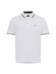 Jack & Jones koszulka polo Mężczyźni Bawełna biały, M. Białe koszulki polo męskie Jack & Jones, m, bez wzorów, z bawełny, bez ramiączek. Za 149.95 zł.