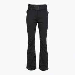 Spodnie narciarskie damskie EA7 Emporio Armani Ski Kitzbuhel Softshell Waisted. Czarne spodnie materiałowe damskie EA7 Emporio Armani, bez wzorów, z elastanu, klasyczne, dla wysokich. Za 1,157.45 zł.