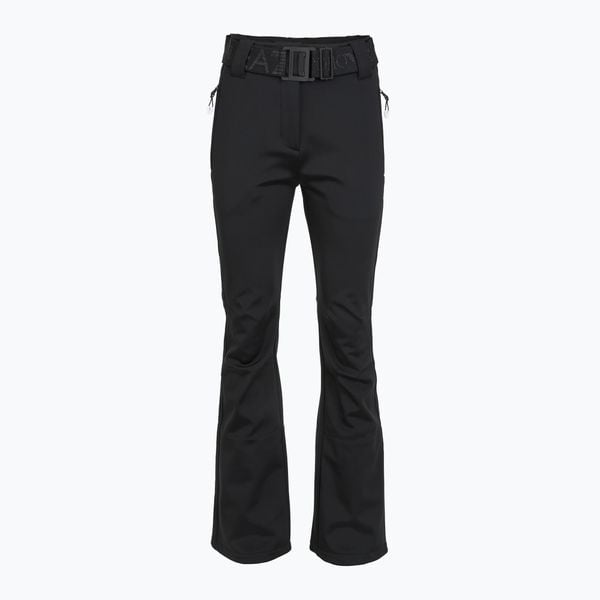 Spodnie narciarskie damskie EA7 Emporio Armani Ski Kitzbuhel Softshell Waisted. Czarne spodnie materiałowe damskie EA7 Emporio Armani, bez wzorów, z elastanu, klasyczne, dla wysokich. Za 1,157.45 zł.