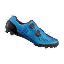 Buty Shimano S-phyre SH-XC903. Niebieskie buty trekkingowe męskie SHIMANO, bez zapięcia, rowerowe. Za 1,666.75 zł.