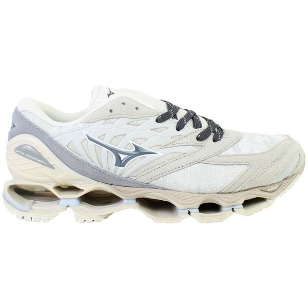 Buty sportowe Mizuno z niebieskiej skóry. Szare buty sportowe na co dzień męskie Mizuno. Za 549.99 zł.