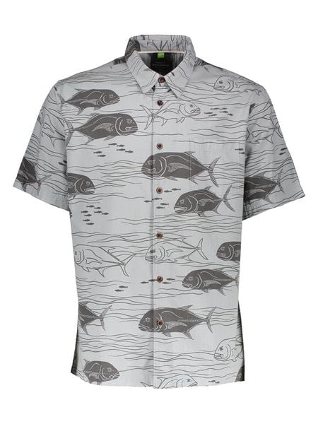 Quiksilver Koszula "Dive Sites" - Regular fit - w kolorze szarym rozmiar: XL. Szare koszule męskie Quiksilver, xl, bez wzorów, bez kołnierzyka, bez ramiączek. Za 164.95 zł.