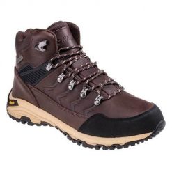 Buty trekkingowe męskie Hi-Tec Leknes Mid Ag. Brązowe buty trekkingowe męskie Hi-tec, z materiału, za kostkę, bez zapięcia, trekkingowe. Za 625.99 zł.