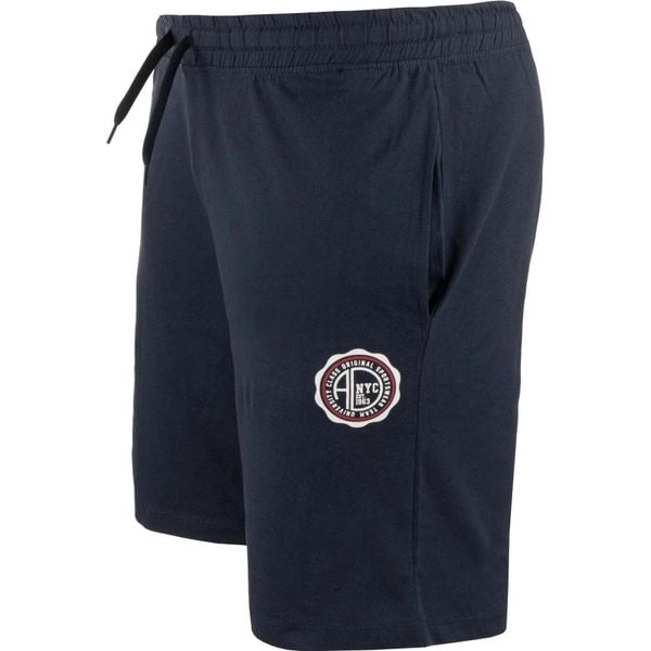 Męskie spodenki Athl. Granatowy Dpt Nostrano. Niebieskie szorty męskie ZIP BAITS, bez wzorów, z bawełny, sportowe. Za 171.99 zł.