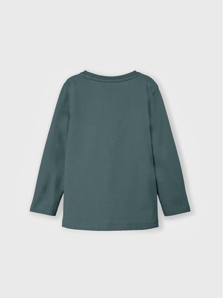 NAME IT Bluzka 13206639 Zielony Regular Fit. Zielone t-shirty chłopięce Name it, bez wzorów, z bawełny, bez ramiączek. Za 49.99 zł.