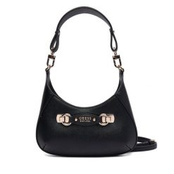 Torebka Guess. Czarne torebki klasyczne damskie Guess, z aplikacjami, bez dodatków. Za 439.99 zł.