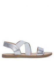 Lasocki Young Sandały VERNIS CI12-3027-08A Srebrny. Szare sandały dziewczęce Lasocki Young, z materiału, bez zapięcia. Za 99.99 zł.