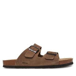 Klapki Josef Seibel. Brązowe klapki i japonki męskie Josef Seibel. Za 309.99 zł.