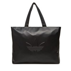 Torebka adidas. Czarne shopper bag damskie Adidas, bez wzorów, bez dodatków. Za 219.99 zł.