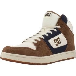 Buty DC MANTECA 4 HI Brązowy. Brązowe buty trekkingowe męskie DC Shoes, ze skóry, bez zapięcia, trekkingowe. Za 311.99 zł.