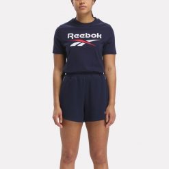 Koszulka damska Reebok Gym & Pilates. Bluzki damskie Reebok, m, bez wzorów, z bawełny, bez ramiączek. Za 139.99 zł.