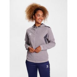 Bluza damska sportowa Hummel Authentic Poly Zip Hoodie Woman. Szare bluzy sportowe damskie HUMMEL, s. Za 200.00 zł.