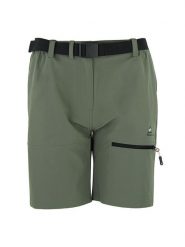 Peak Mountain Szorty funkcyjne "Ajasi" w kolorze khaki rozmiar: L. Brązowe spodenki sportowe damskie Peak Mountain, l, z materiału, outdoorowe. Za 144.92 zł.