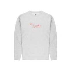 Bluza sportowa męska Poler Scuba Steve. Szare bluzy bez kaptura męskie Poler, bez wzorów, z bawełny, sportowe, bez kołnierzyka, bez ramiączek. Za 197.00 zł.