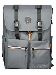 Geographical Norway Plecak "Saqesse" w kolorze szarym - 33 x 42 x 15 cm rozmiar: onesize. Szare plecaki damskie Geographical Norway, bez wzorów, z materiału. Za 113.99 zł.