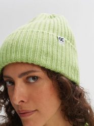 OPUS Czapka beanie w kolorze jasnozielonym rozmiar: onesize. Zielone czapki zimowe damskie Opus, z kaszmiru. Za 87.81 zł.
