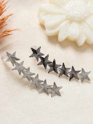 Lodie Silver Posrebrzane kolczyki-wkrętki rozmiar: onesize. Szare kolczyki damskie Lodie Silver, metalowe. Za 82.99 zł.