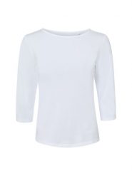 Franco Callegari koszulka z długim rękawem Kobiety Bawełna biały, XL. Białe t-shirty damskie Franco Callegari, uniwersalny, bez wzorów, z bawełny, bez kołnierzyka. Za 89.95 zł.