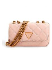 Guess Torebka w kolorze jasnoróżowym - 17 x 11 x 6 cm rozmiar: onesize. Różowe torebki klasyczne damskie Guess, z aplikacjami, z materiału, bez dodatków. Za 325.03 zł.