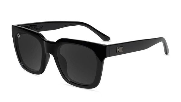 Okulary przeciwsłoneczne dla dorosłych - kategoria 3 z polaryzacją - Piano Black. Czarne okulary przeciwsłoneczne męskie KNOCKAROUND. Za 167.45 zł.