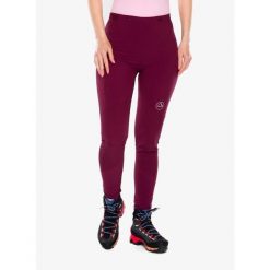 Spodnie turystyczne damskie La Sportiva Camino Tight Pant. Czerwone spodnie dresowe damskie La Sportiva, na lato, bez wzorów. Za 356.99 zł.