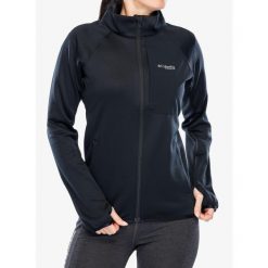 Bluza polarowa damska Columbia Triple Canyon Grid Fleece Full Zip. Czarne bluzy bez kaptura damskie Columbia, xs, z polaru. Za 282.99 zł.