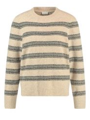 Gerry Weber Sweter w kolorze beżowym rozmiar: 44. Brązowe swetry klasyczne damskie Gerry Weber, z wełny, bez kołnierzyka. Za 136.13 zł.