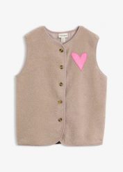 Kamizelka ze sztucznego futerka. Szare kamizelki damskie bonprix. Za 139.99 zł.