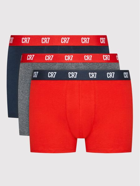 Cristiano Ronaldo CR7 Komplet bokserek Basic 8100-49-2716 Kolorowy. Bokserki męskie Cristiano Ronaldo CR7, bez wzorów, z bawełny. Za 169.99 zł.