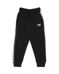 Bluza wytrzymały z sznurek regulacyjny na czas wolny. Czarne bluzy bez kaptura męskie LEONE 1947 APPAREL. Za 63.11 zł.