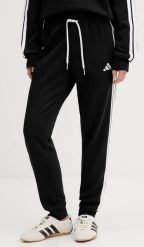 Spodnie damskie adidas Essentials 3-Stripes Fleece Slim czarno-. Czarne spodnie sportowe damskie Adidas, xl, z materiału, na fitness i siłownię. Za 171.99 zł.