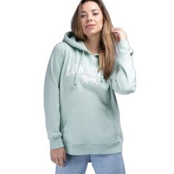 Bluza damska z kapturem Lonsdale Balnacoil. Białe bluzy sportowe damskie Lonsdale, xl, bez wzorów, z materiału, bez ramiączek, z kapturem. Za 297.00 zł.