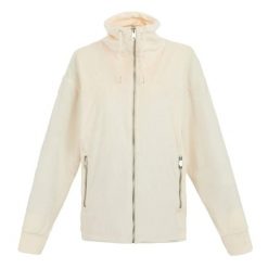 Damska polarowa bluza z pełnym zamkiem wykonana z weluru Regatta Jessalyn. Białe bluzy bez kaptura damskie Regatta, z polaru. Za 229.50 zł.