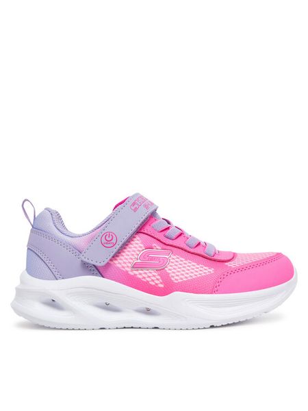 Skechers Sneakersy Skechers Sola Glow-Ombre Deluxe 303714L/LVPK Fioletowy. Fioletowe buty sportowe dziewczęce Skechers, bez wzorów, z materiału, bez zapięcia. Za 159.99 zł.