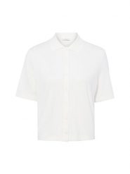 Opus Damska koszula z dzianiny - Somelli Kobiety Sztuczne włókno biały jednolity, 40. Białe koszule damskie Opus, bez wzorów, z dzianiny, bez kołnierzyka, bez ramiączek. Za 249.95 zł.