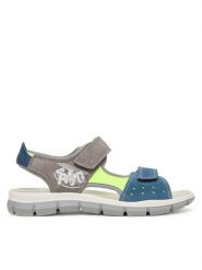 Primigi Sandały 1397711 D Szary. Szare sandały chłopięce Primigi, ze skóry, bez zapięcia. Za 279.99 zł.