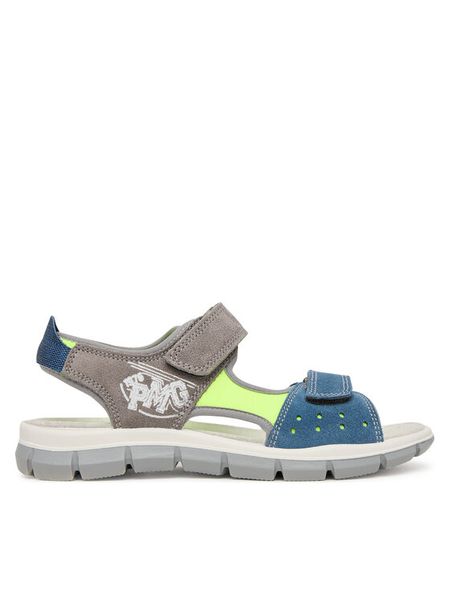 Primigi Sandały 1397711 D Szary. Szare sandały chłopięce Primigi, ze skóry, bez zapięcia. Za 279.99 zł.