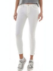 LEE SCARLETT CROPPED DAMSKIE SPODNIE JEANSOWE OFF WHITE L30CKWEW 112106354. Białe spodnie materiałowe damskie Lee, bez wzorów, z jeansu. Za 199.99 zł.