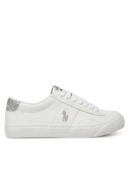 Polo Ralph Lauren Sneakersy Ryley RL02448101 Biały. Białe buty sportowe dziewczęce Polo Ralph Lauren, bez wzorów, ze skóry, bez zapięcia. Za 249.99 zł.