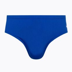 Slipy kąpielowe męskie Nike Hydrastrong Solid Brief. Niebieskie kąpielówki męskie Nike, m, bez wzorów, do pływania. Za 89.99 zł.